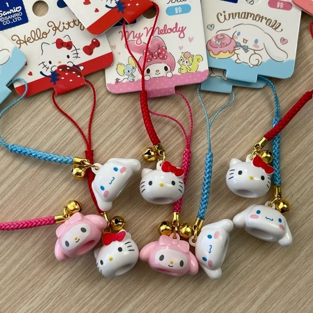 พวงกุญแจ กระดิ่งนำโชค sanrio ลิขสิทธิ์แท้จากญี่ปุ่น🇯🇵 พวงกุญแจคิตตี้สุดน่ารัก