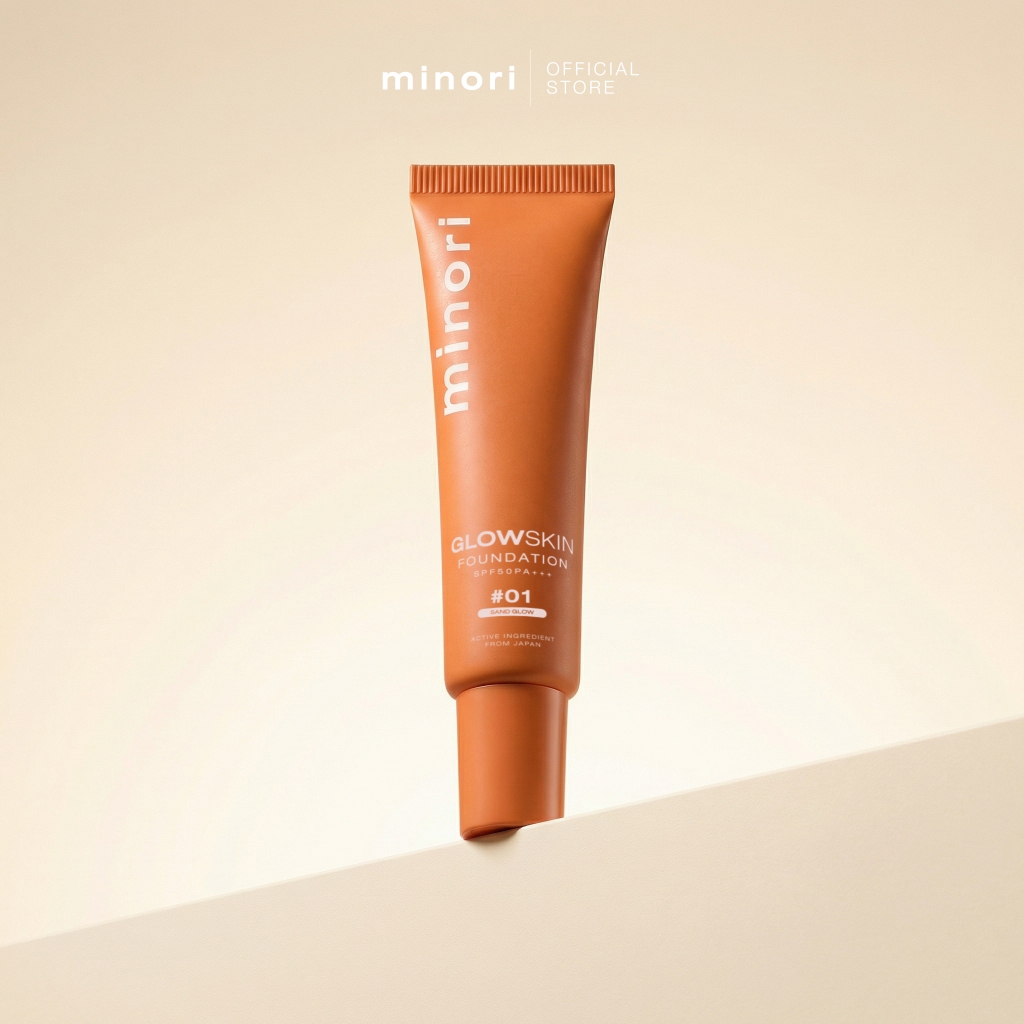 รองพื้น มิโนริ ไม่ต้องทาแป้งทับ กันแดด SPF50PA+++ ปกปิด พร้อม บำรุง ในหลอดเดียว ให้ลุคธรรมชาติ
