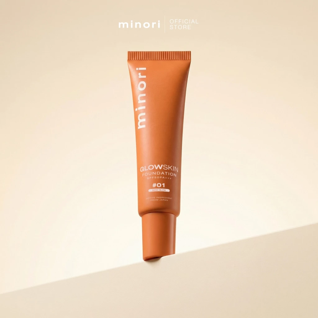 รองพื้น มิโนริ ไม่ต้องทาแป้งทับ กันแดด SPF50PA+++ ปกปิด พร้อม บำรุง ในหลอดเดียว ให้ลุคธรรมชาติ