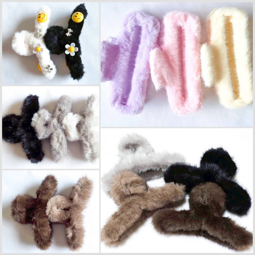 กิ๊ฟ กิ๊บ กิ๊ปหนีบขนขนมิ้งค์ พร้อมส่งทุกออเดอร์ มีหลายแบบ