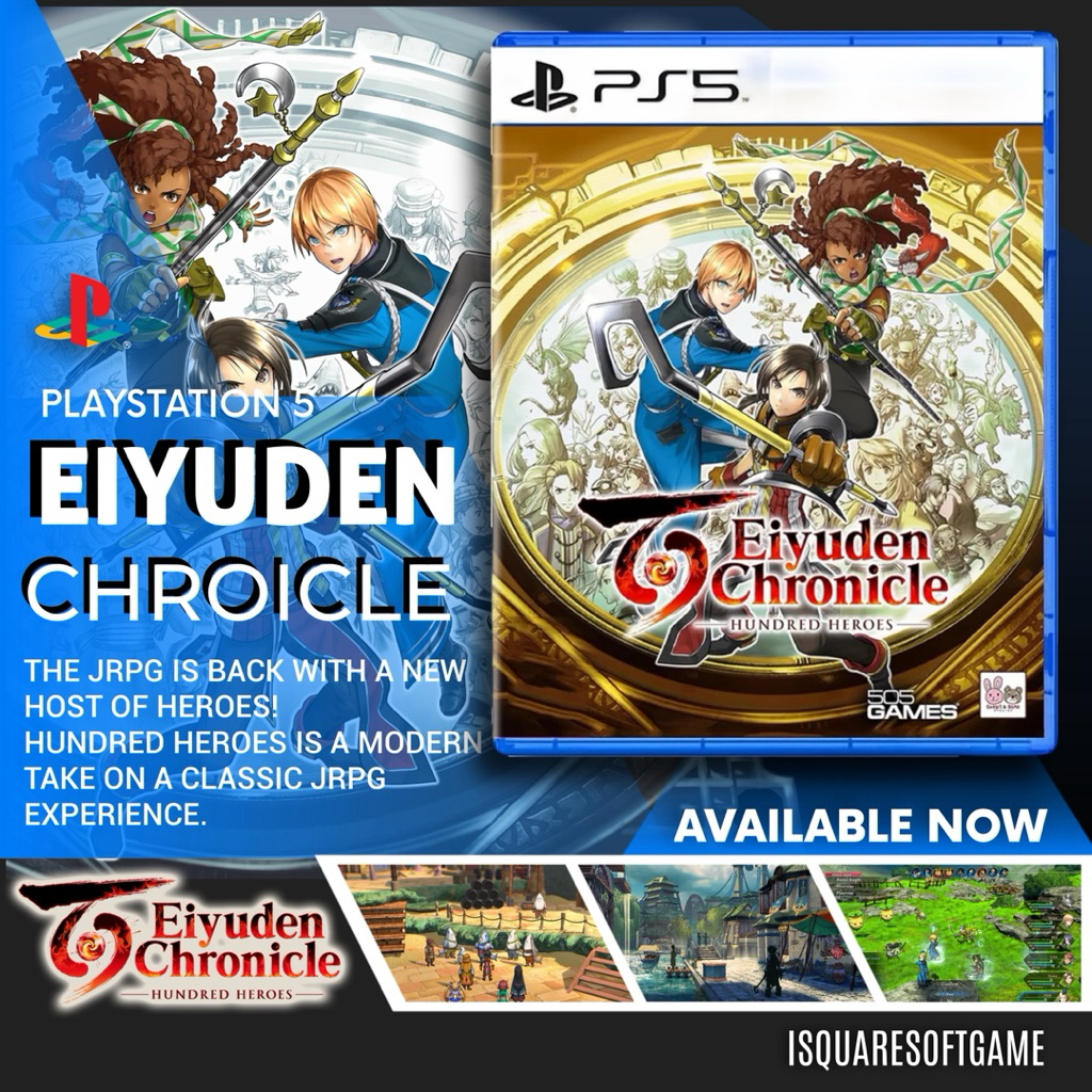 🛵 𝙁𝙖𝙨𝙩 𝘿𝙚𝙡𝙞𝙫𝙚𝙧𝙮!⚡️ Eiyuden Chronicle: Hundred Heroes เกมของเครื่องนินเทนโดสวิตช์