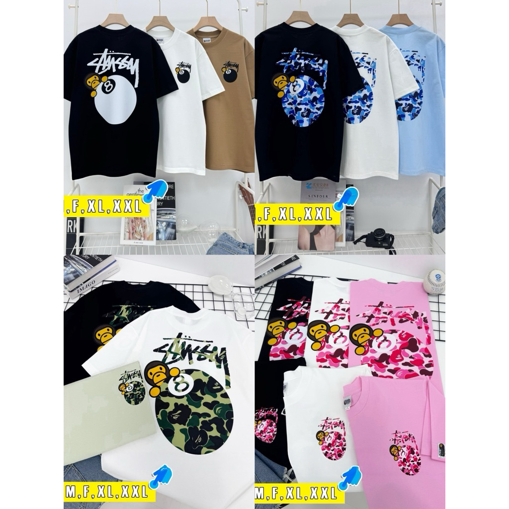 🔥เสื้อยืดรวมแบรนด์ Oversize M  F XL 2XL 🔥
