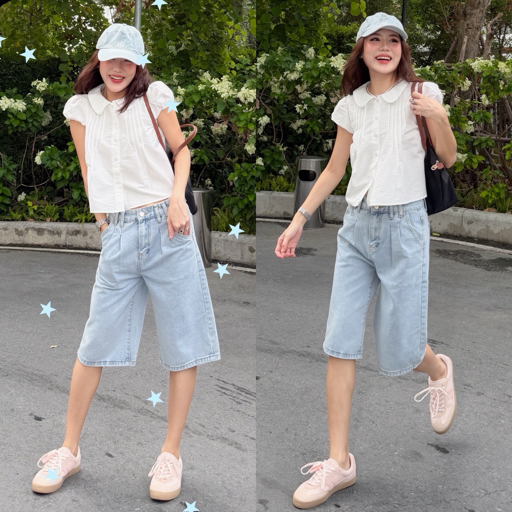 VIRGIN JORTS JEANS(3-5วันจัดส่ง)