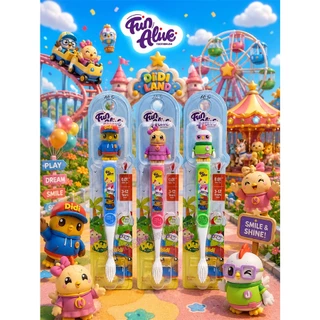 แปรงสีฟันเด็ก Robocar Poli Super Wing และ Pororo สำหรับอายุ 3 ปีขึ้นไป (ลิขสิทธิ์แท้)