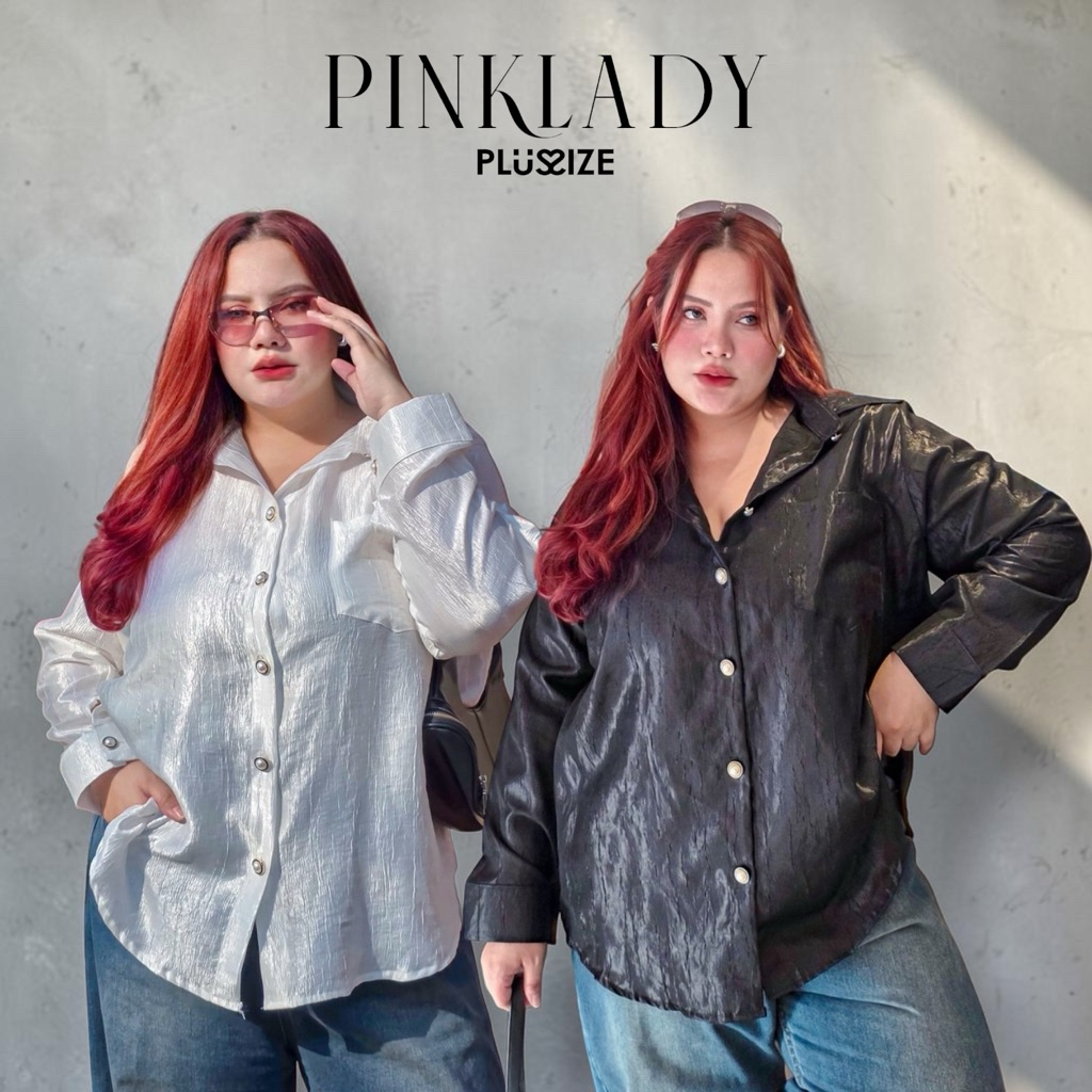 เสื้อเชิ้ตแขนยาว ***ผ้าสลัชชี่ ซาติน*** 2 สี 4 ไซส์ (กรุณาอ่านไซส์ในรายละเอียดก่อนสั่งซื้อ)