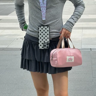 SUNSCRÈME - MINI ROSIE POUCH (กระเป๋าใส่เครื่องสำอาง/มือถือ/กล้อง) สีมินต์/ชมพู/เหลือง/ฟ้า