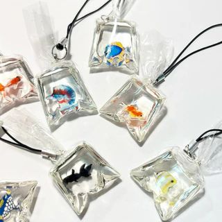 พวงกุญปลาเรซิ่น fish keyring 🐠(พร้อมส่ง)