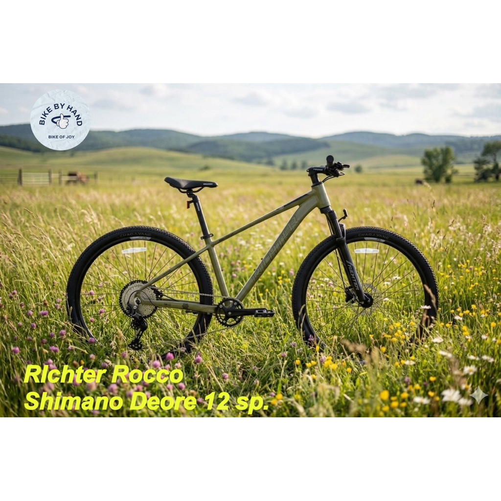 จัดส่งฟรี จักรยานเสือภูเขา 29 นิ้ว RICHTER รุ่น ROCCO 12 สปีด สินค้าล่าสุด2026(ชุดขับ Shimano Deore, เบรคดิสน้ำมัน)
