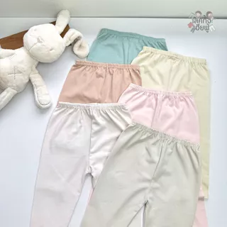 FUFU เลกกิ้งเด็กสีพื้น เอิร์ธโทน SizeS-XLอายุ1-7ปี เลคกิ้งขายาวใส่ได้ทั้งเด็กผู้ชาย/ผู้หญิง(LEC-9)
