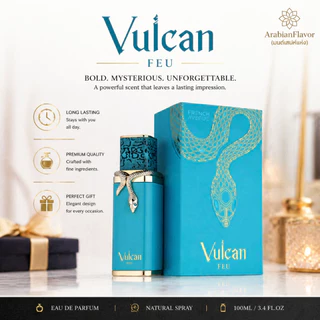 Vulcan Feu EDP 100ml Long Lasting Perfume Bold Fresh Woody Luxury Fragrance