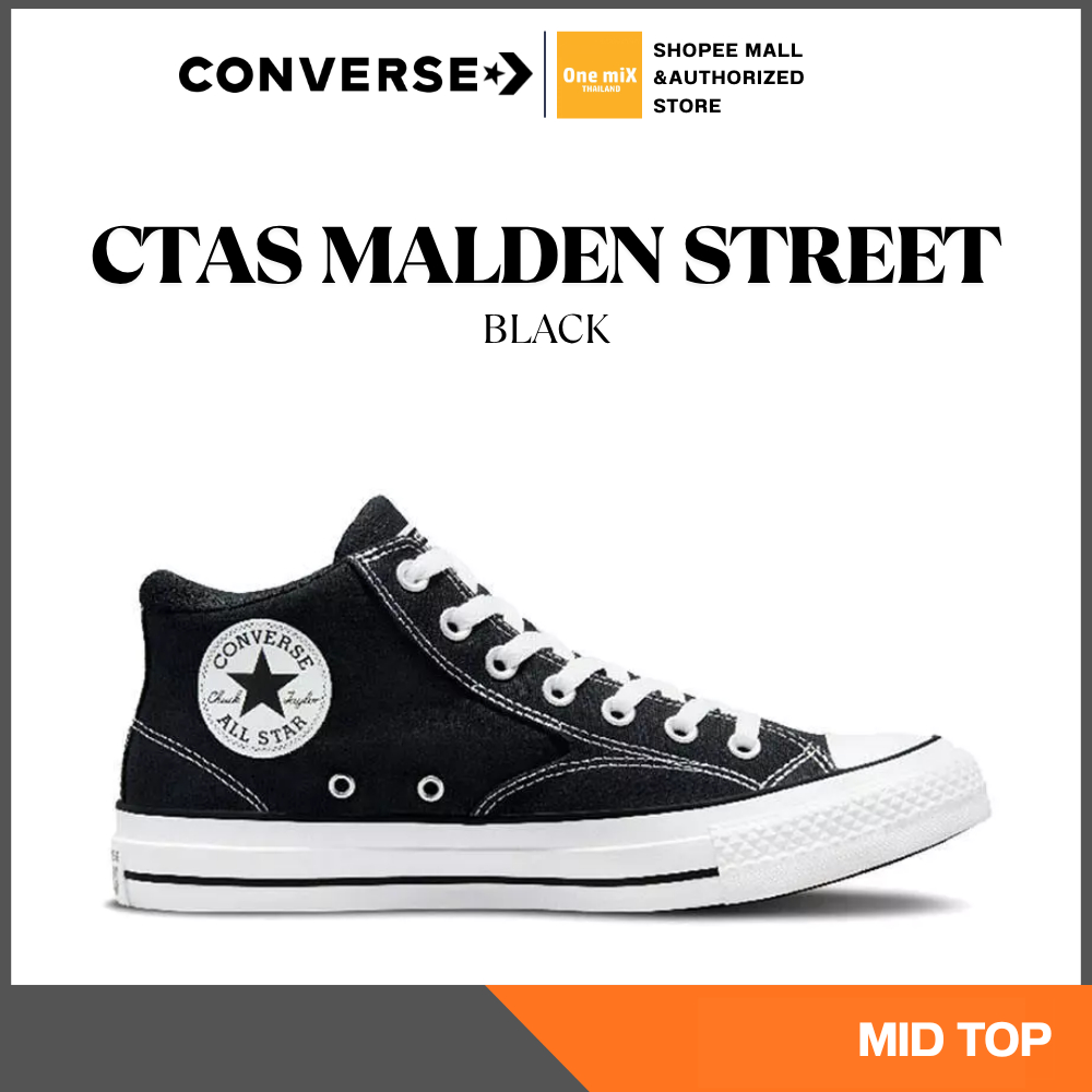 CONVERSE CTAS MALDEN STREET MID (Black) รองเท้า คอนเวิร์ส ลิขสิทธิ์แท้