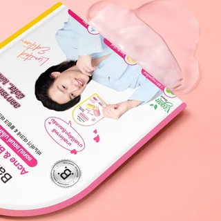BANOBAGI Acne & Blink Mask 6 แผ่น บาโนบากิ มาสก์หน้า ผิวที่มีแนวโน้มเป็นสิว ผิวหมองคล้ำ และมีรอยดำรอยแดง