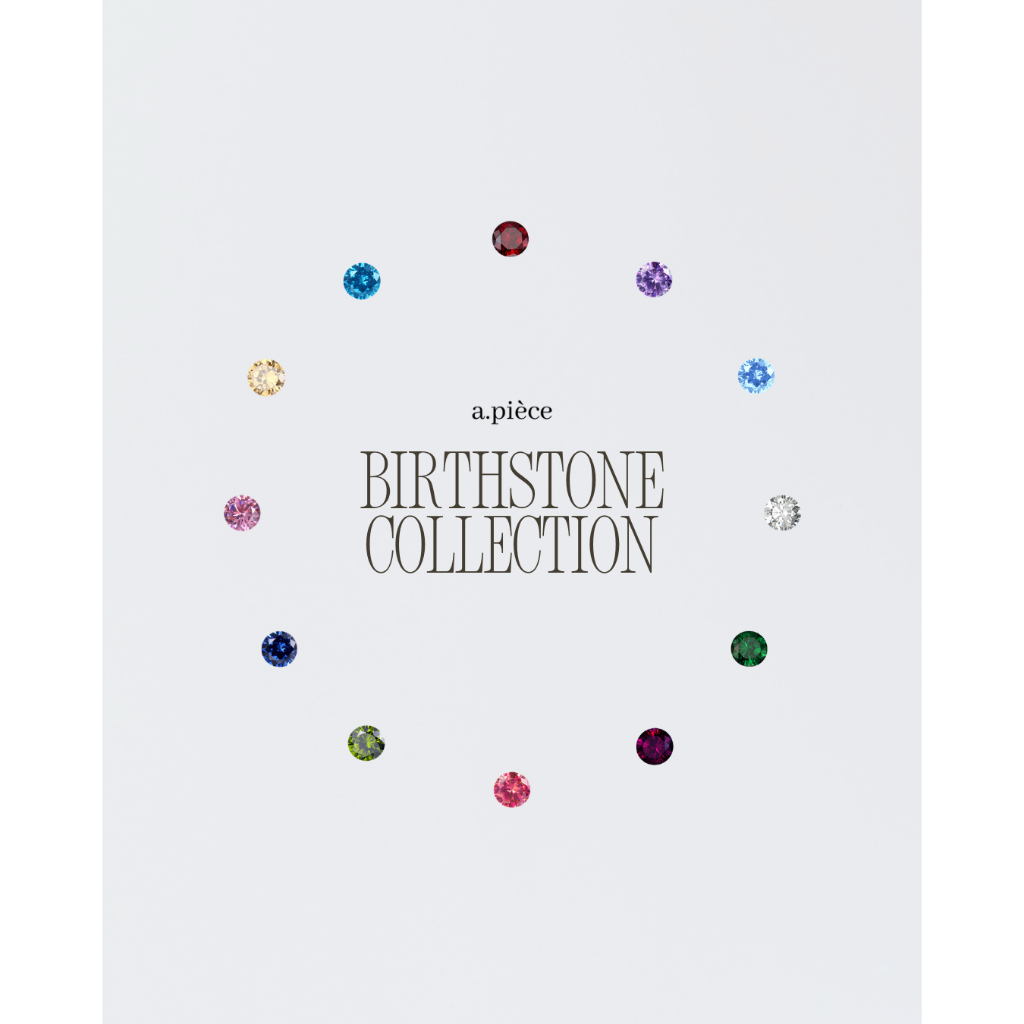 A.piece จี้อย่างเดียว waterproof [stainless steel] Birthstone pendant