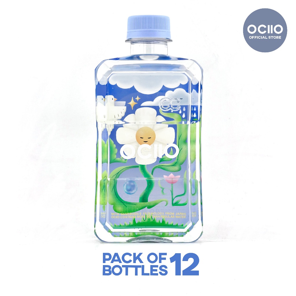 (400ml แพ็ค 12 ขวด) BUI26, OCIIO โอซีโอน้ำดื่มออกซิเจน