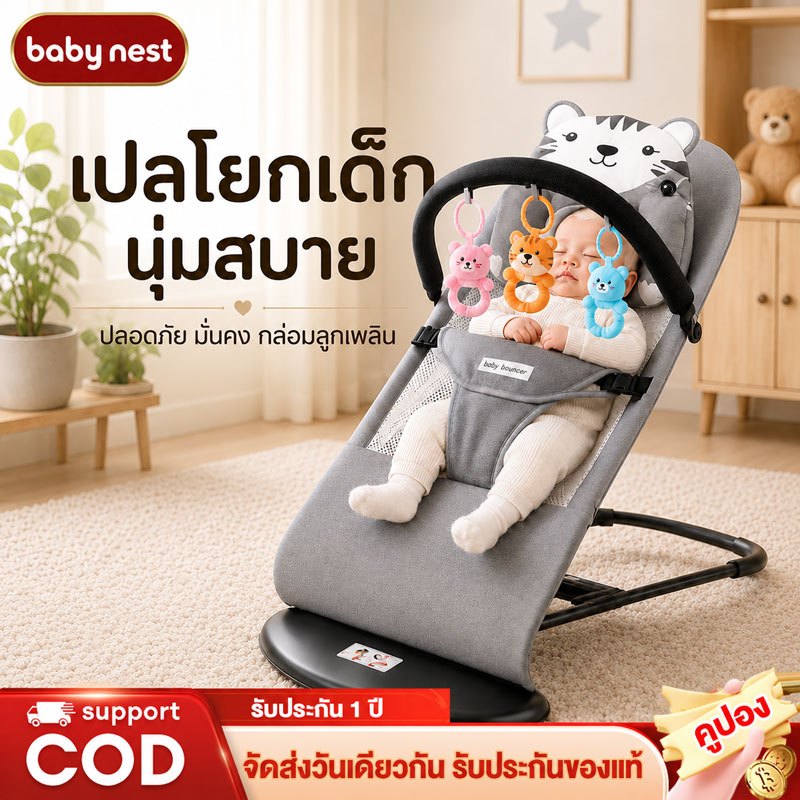 เก้าอี้โยกเด็ก เก้าอี้เปลโยก เปลไกว เปลเด็ก สำหรับเด็ก เก้าอี้เปลสำหรับเด็ก แข็งแรง