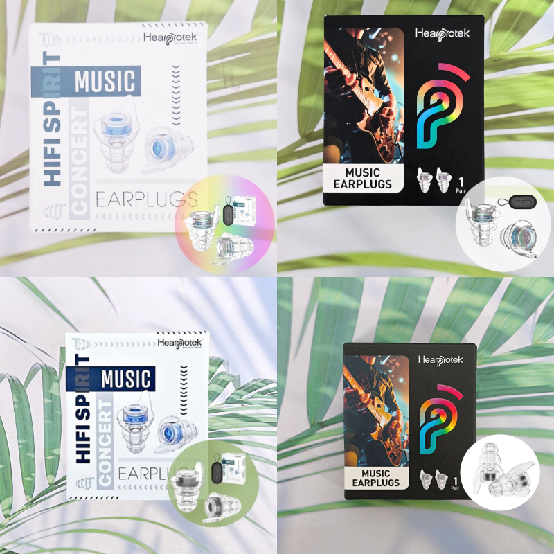 (Hearprotek®) Hi-Fi Spirit ที่อุดหูซิลิโคน สำหรับดนตรี คอนเสิร์ต ลดเสียงรบกวน ขนาด S/M