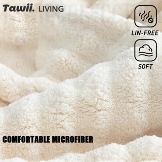 Tawii. ชุดคลุมอาบน้ํา อ่อนนุ่ม ซับน้ำดี เสื้อคลุมอาบน้ํา แห้งเร็ว One Size Bathrobe