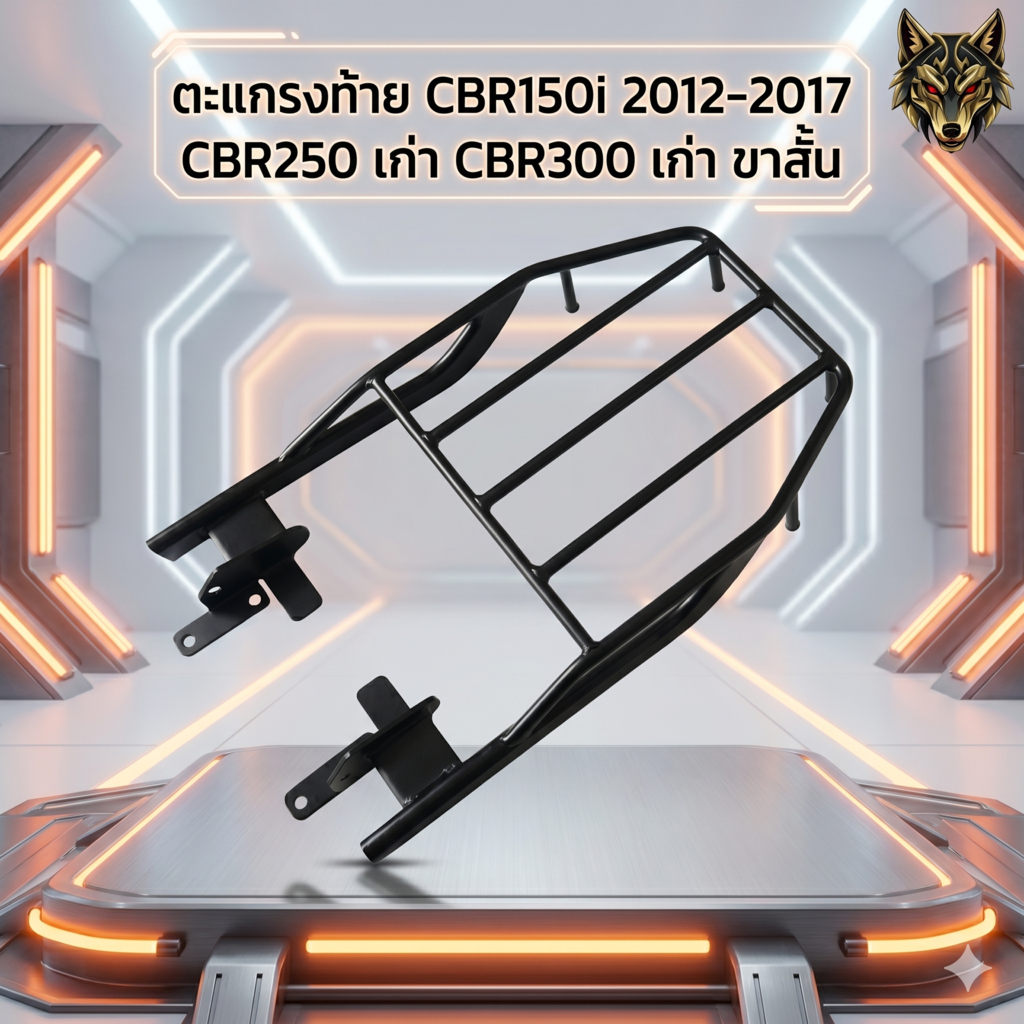 (GEN 2) ตะแกรงท้าย CBR150i 2012-2017  CBR250 เก่า CBR300 เก่า ขาสั้น (LC-03) 😎A😎