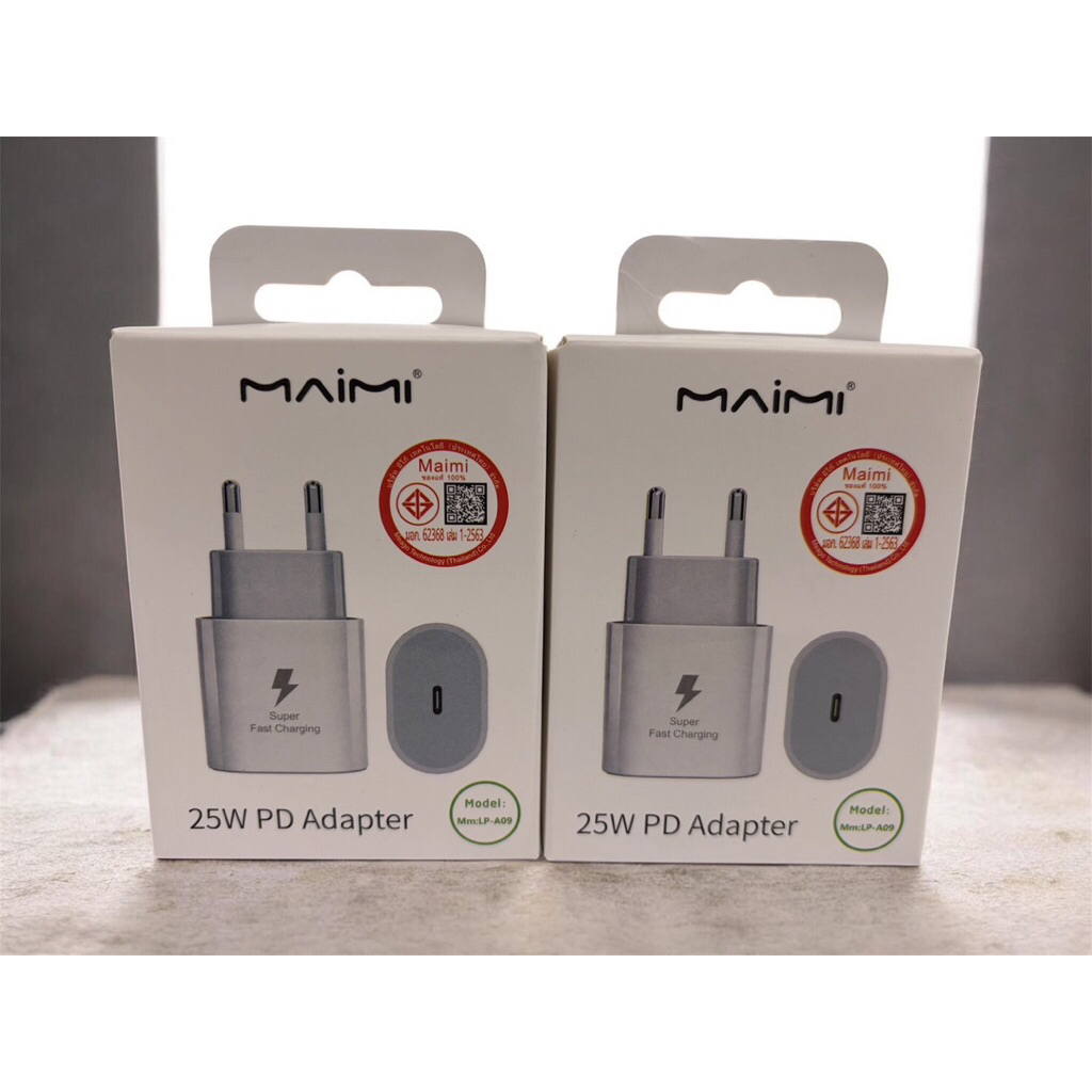 Maimi หัวชาร์จ Type C  25W PD(มี มอก.)Adapter (Samsung)ชาร์จเร็ว ใช้ได้ทนทาน