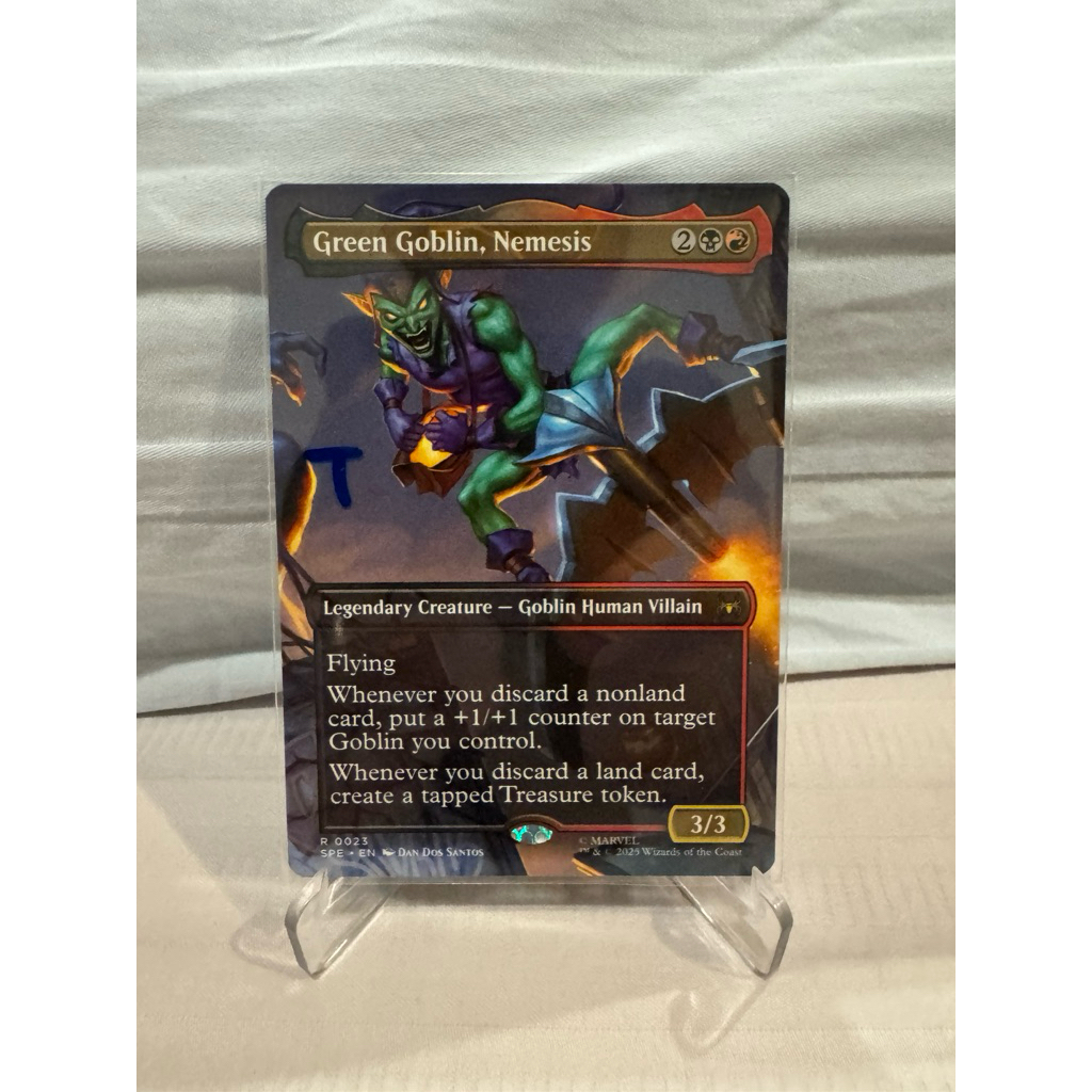 MTG Marvel's Spider-Man Eternal-Legal: Green Goblin, Nemesis (0023 - Borderless)