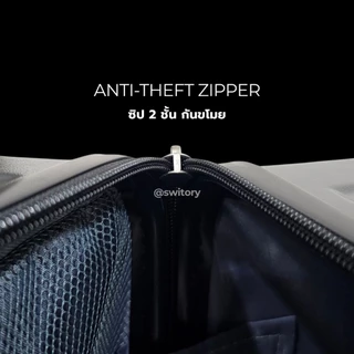 SWITORY THAILAND รับประกัน 5ปี กระเป๋าเดินทาง รุ่น WESTERN UPGRADE TSA LOCK 20/24/28นิ้ว ซิปกันขโมย ทน เบา 4ล้อคู่