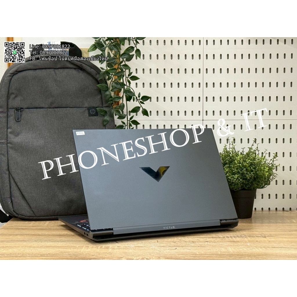 HP Victus Gaming 16-e0132AX (RAM 16 RX 5500M) ราคา 20,900 บาท