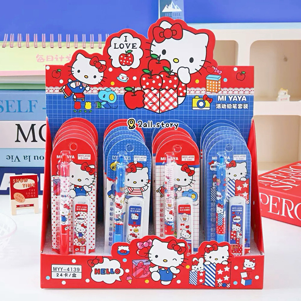 Sanrio ดินสอกด+ไส้ HB ลายคิตตี้แดง Hello Kitty MYY-4139