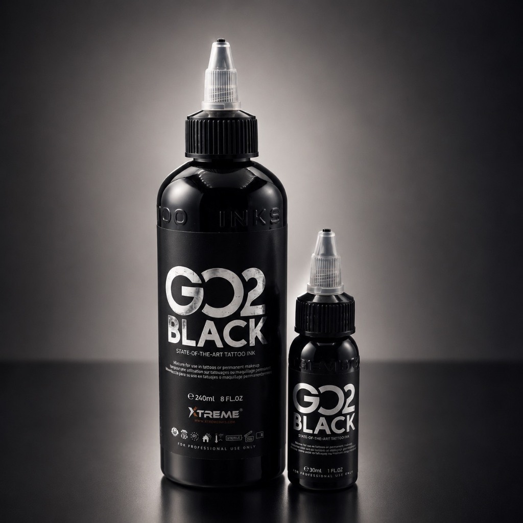 หมึกสักตัว Xtreme แท้ สีขาวตัดเส้น สีขาวผสม สีดำ รูปที่ 4