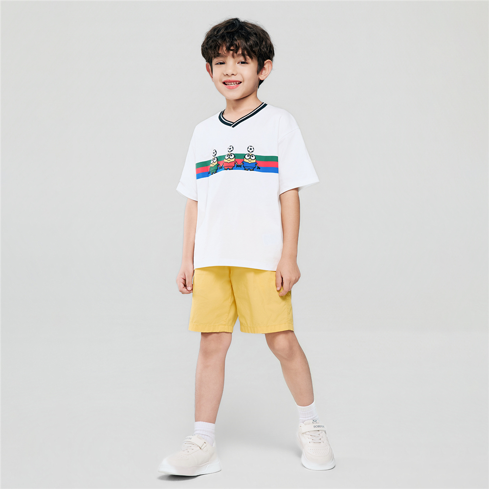 GIORDANO تيشيرت أطفال Minions World Cup — صورة 4
