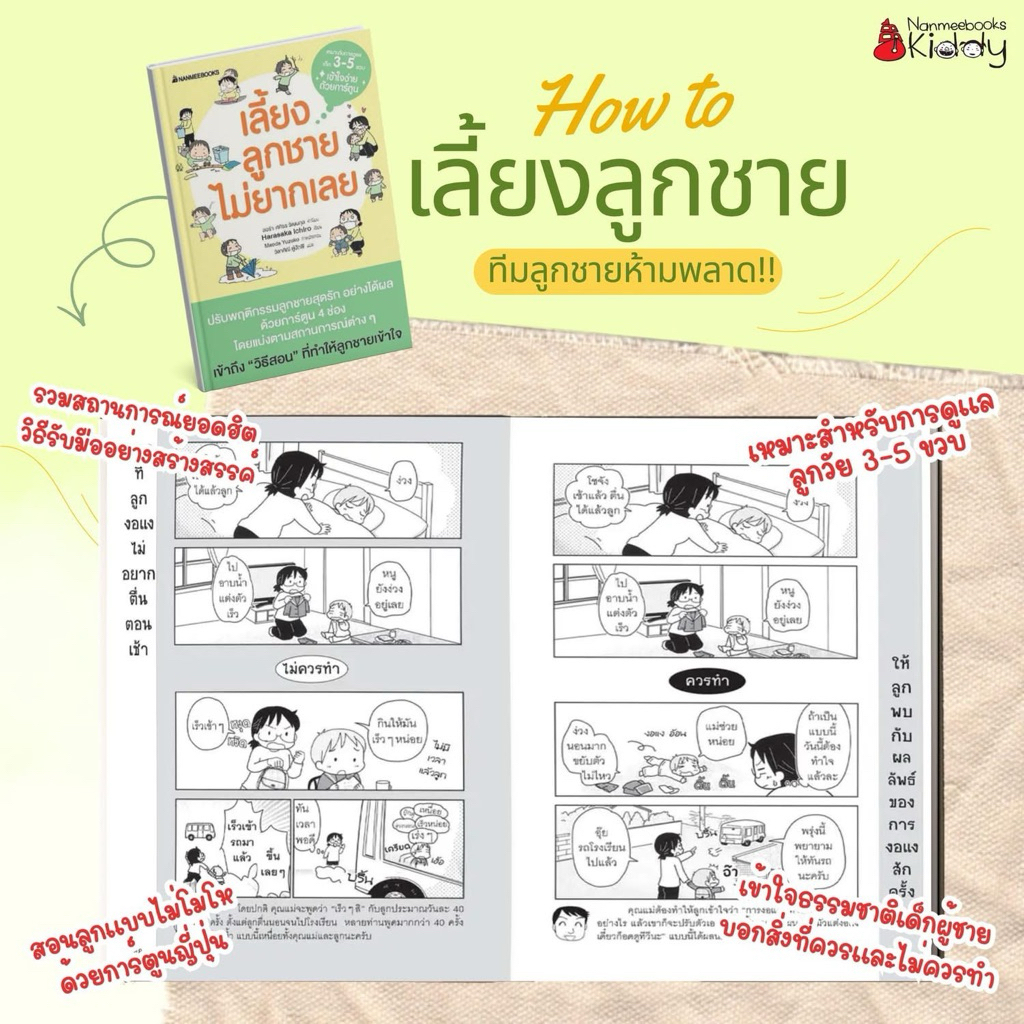 เลี้ยงลูกชายไม่ยากเลย คู่มือสำหรับผู้ปกครอง (เหมาะกับการดูแลเด็ก 3-5 ขวบ)
