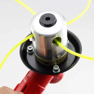 จานเอ็นตัดหญ้า พร้อมเอ็น 4 เส้น Grass Trimmer Head หัวอลูมิเนียม / รู 5mm / รู 25.4mm