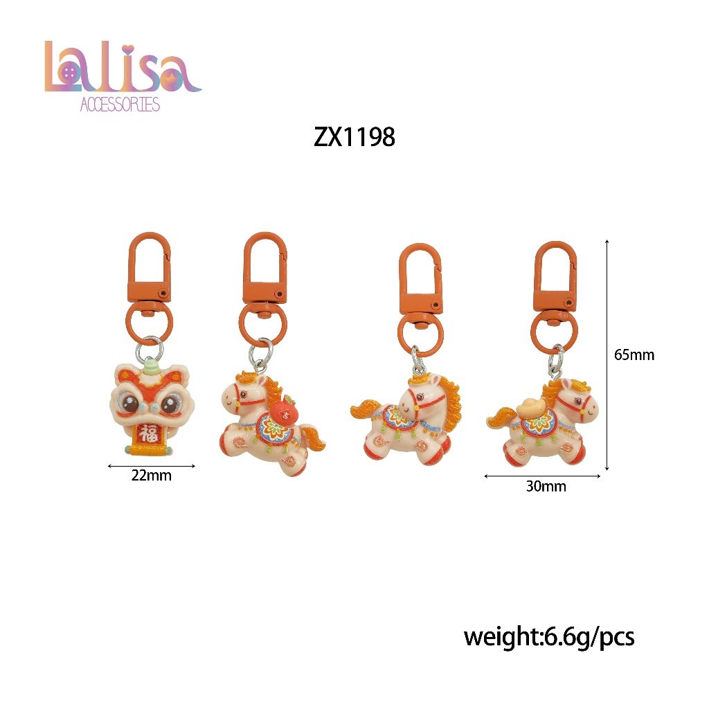 พวงห้อยกระเป๋ามงคลสุดน่ารัก keychain ZX1198