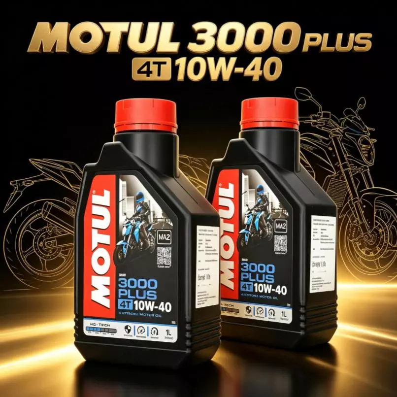 Motul 3000 Plus 4T 10W-40 1L Engine Oil Motorcycle thumbnail 6