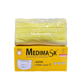 Medimask หน้ากากอนามัย 3ชั้น50ชิ้นต่อกล่อง พร้อมส่ง เกรดการแพทย์ ใช้ในโรงพยาบาล ผู้ใหญ่ และเด็ก