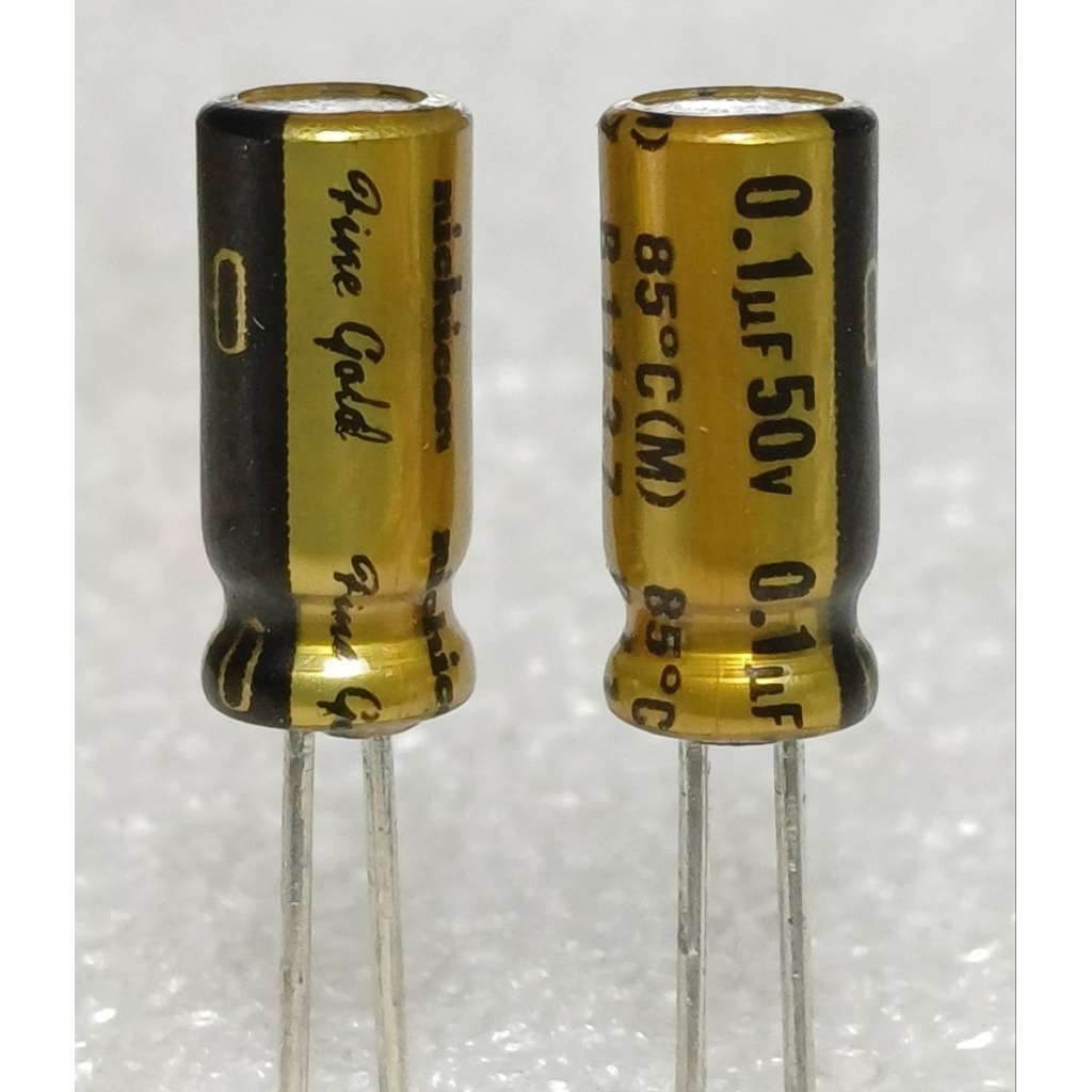 Nichicon FG 0.1uf 50v capacitor ตัวเก็บประจุ คาปาซิเตอร์