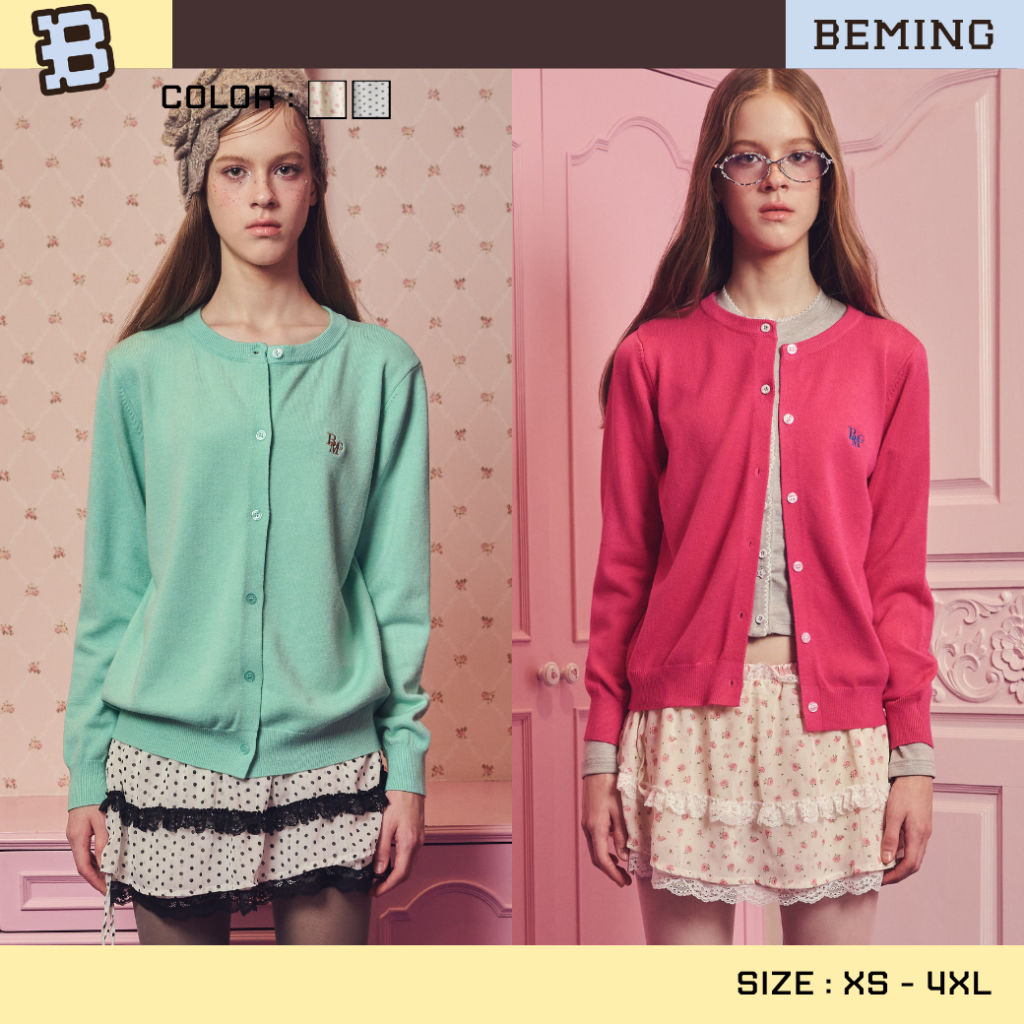 Bemingskirt094(XS-4XL)-Fuufuu Skirt - กระโปรงผ้าชีฟองเอวสม็อคดีเทลระบายเลเยอร์แต่งระบายลูกไม้ 2 ชั้น