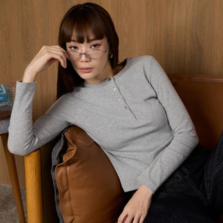 MEET ME - TOP0059 | BROOKLYN LONG SLEEVE เสื้อแขนยาวทรงเข้ารูป