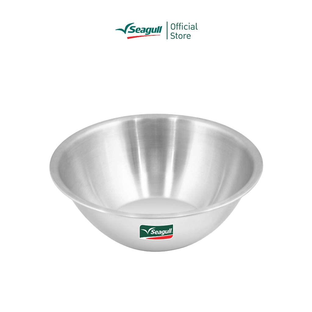 Seagull ชามผสมสแตนเลส ขนาด 40 ซม. ความจุ 15 ลิตร Mixing Bowl