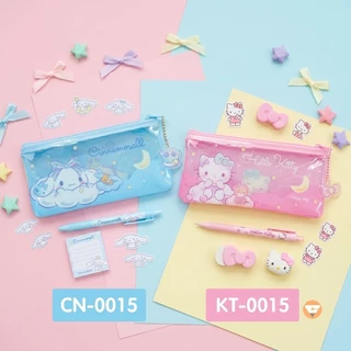 กระเป๋าดินสอ Sanrio ลิขสิทธิ์แท้ melody kitty kuromi hangyodon ขนาด 10x20 ซม.รุ่น 0015 เนื้อ PVC