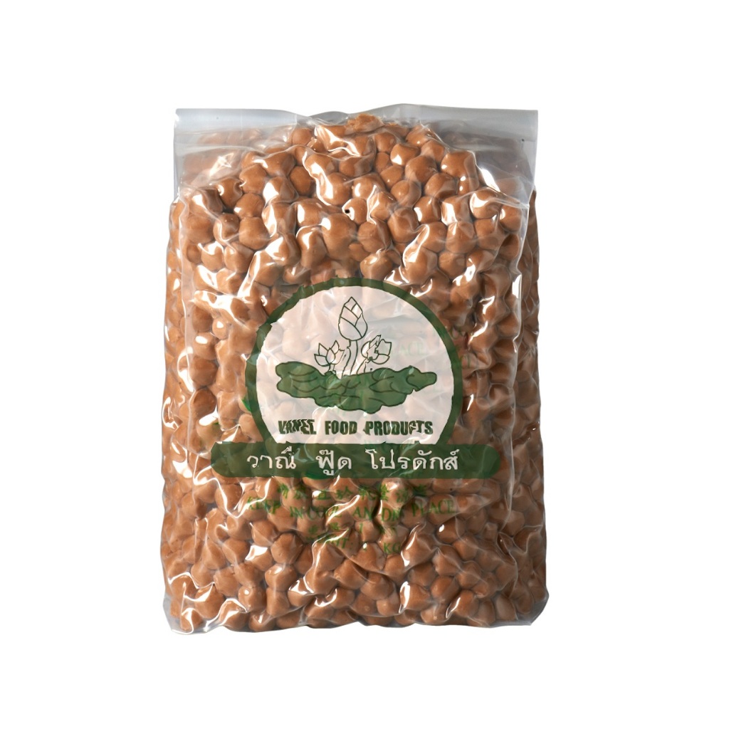ไข่มุกดำ 1กก. ตราดอกบัว Tapioca Pearl (Black) 1kg. by Vanee Food Exp04/2027