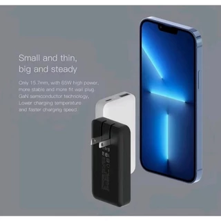 Eloop & Orsen C13 Adapter Fast Charge QC 4.0 PD 65W