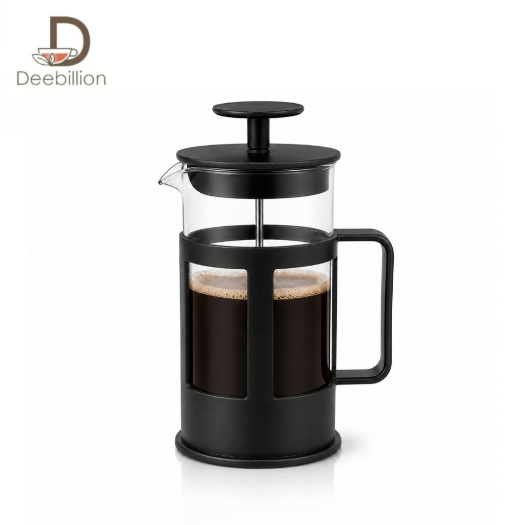 ที่ชงกาแฟ French Press เหยือกชงกาแฟแบบกด ทนความร้อนสูง ทำความสะอาดง่าย 350/600/800/1000ml Deebillion