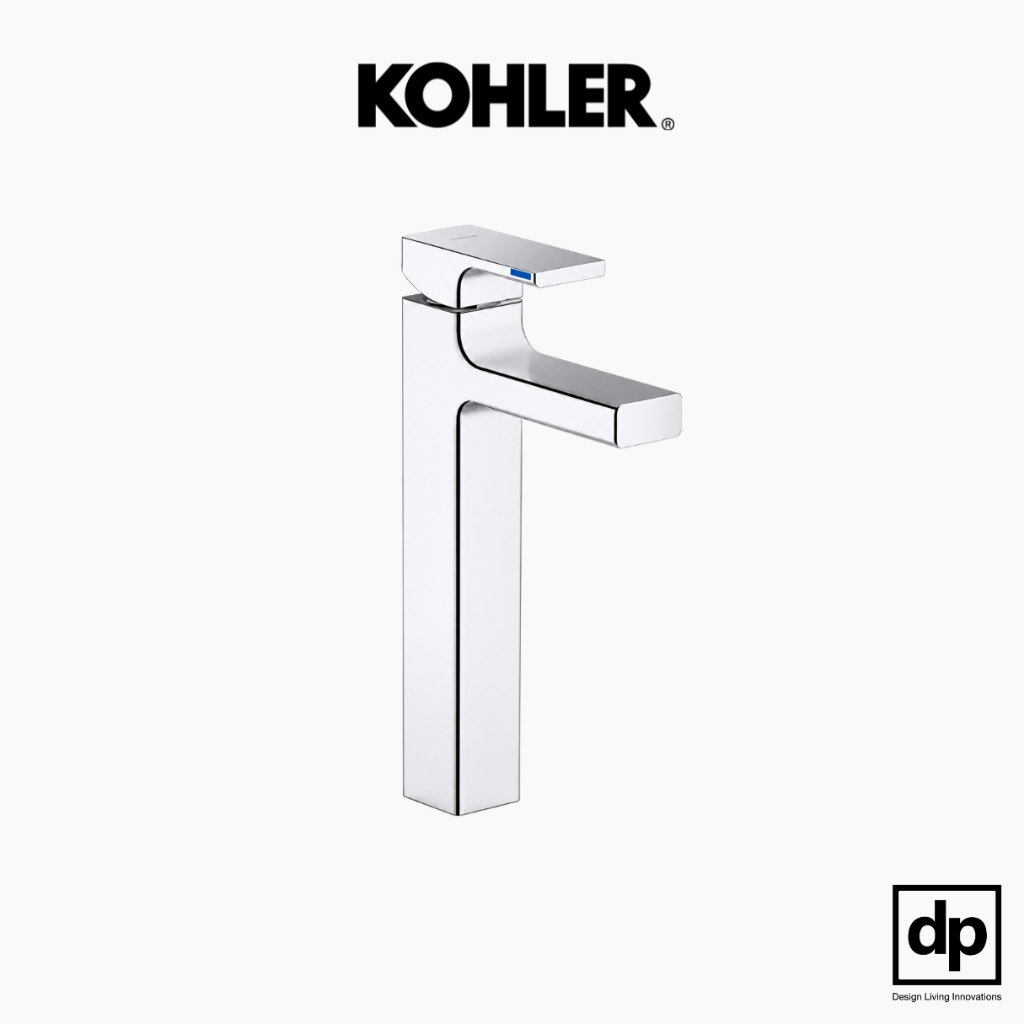 KOHLER Strayt ก๊อกอ่างล้างหน้า แบบผสม รุ่นสเตย์ท โครเมียมเงา สีโครเมียม รุ่น K-37329T-B4-CP ของแท้