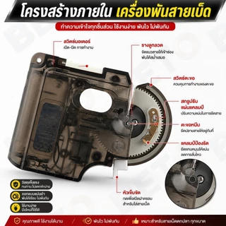 A52-[มือใหม่ก็ใช้ได้] เครื่องผูกเบ็ดไฟฟ้าอัตโนมัติ ช่วยผูกตาเบ็ดขนาดเล็กได้ง่าย ผูกเงื่อนมาตรฐานสากล อุปกรณ์ที่ต้องมี