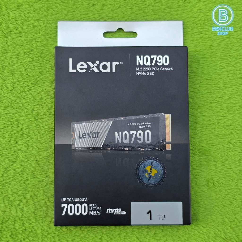 M.2 Nvme Lexar NQ790 1TB Gen4 R7000/W6000 MB/s เอ็มดอททูมือสอง