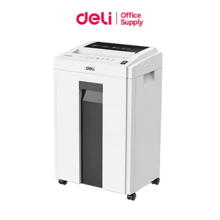 [แถมฟรี] Deli เครื่องทำลายเอกสาร เครื่องย่อยกระดาษ Auto ขนาดA4 16แผ่น ความจุ 23 ลิตร Paper Shredder