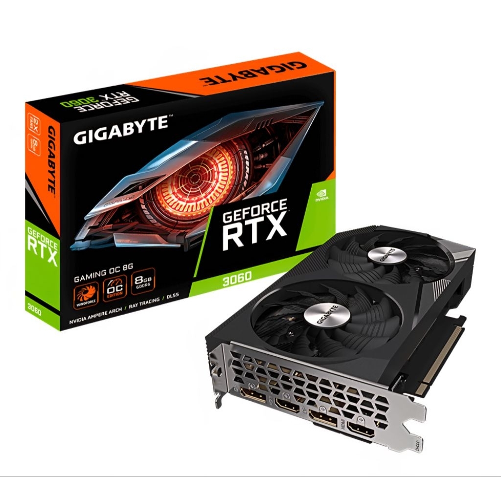 การ์ดจอ RTX 3060 WINDFORCE OC 12G (REV. 1.0) - 12GB GDDR6