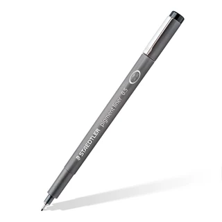 ชุดปากกาหัวเข็ม Staedtler รุ่น pigment liner 308-SB6P สีดำ ชุด 6 ด้าม
