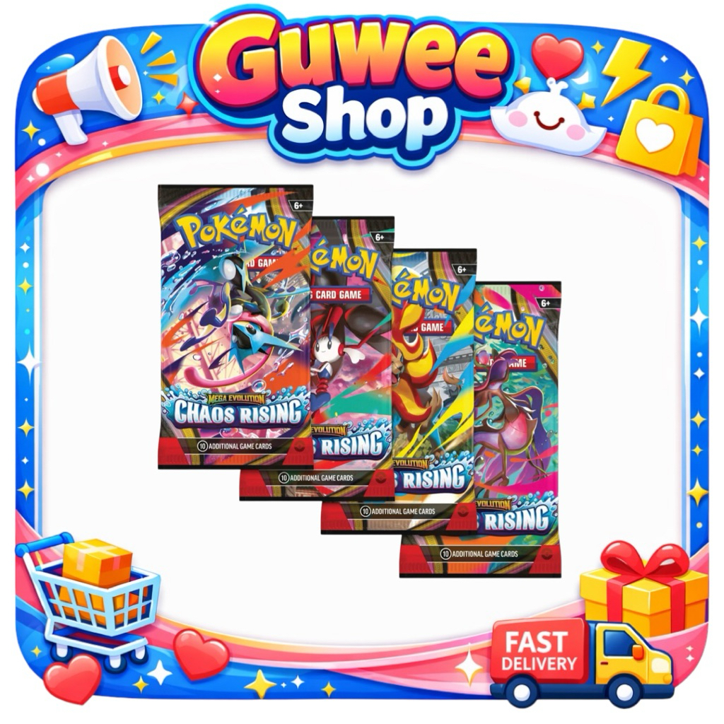 <ซอง>🔥⚡ Pokémon TCG: Mega Evolution – Chaos Rising ⚡🔥