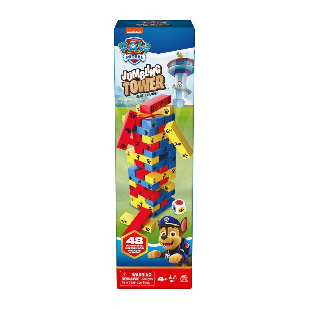 CARDINAL PAW PATROL JUMBLNG TOWER ของเล่นบล็อกไม้